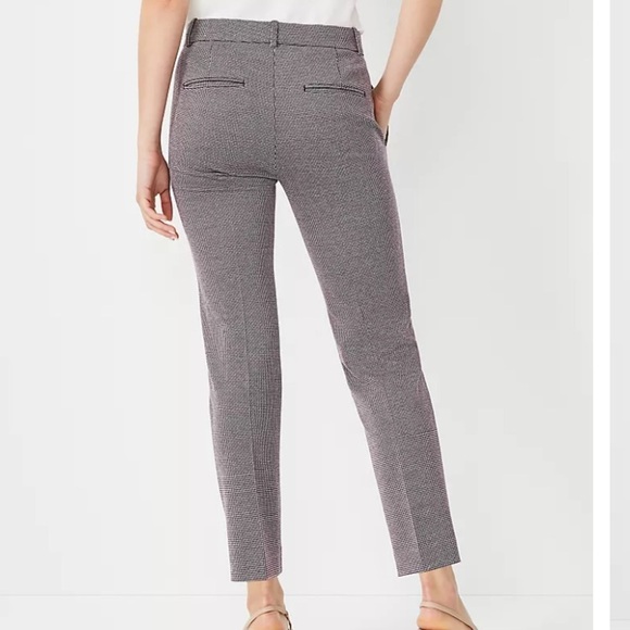 Ann Taylor The Eva Ankle Pant in Jacquard Dress Pants - Picture 8 of 8
